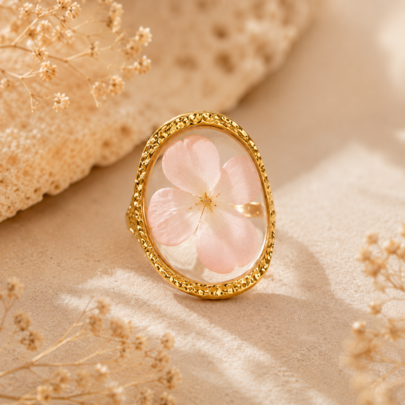 Bague Sakou – Plaquée Or18K